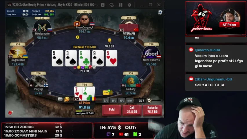 pokerarmy playing Poker - Live Casino Stream