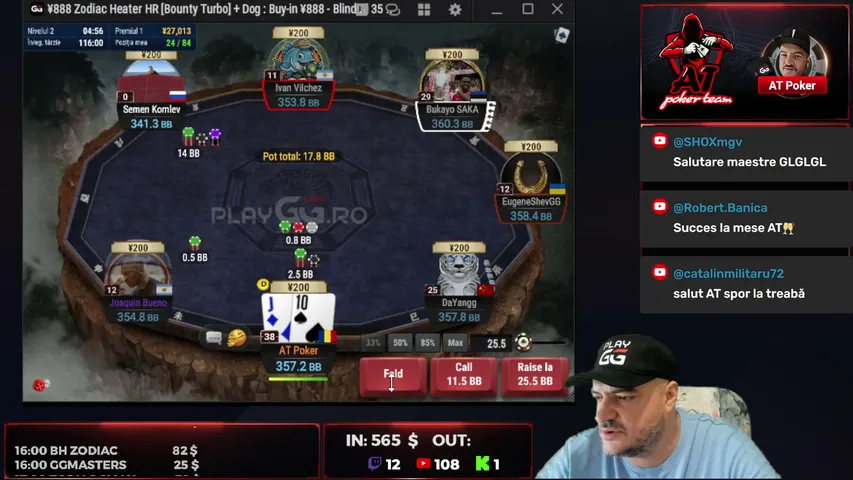 pokerarmy playing Poker - Live Casino Stream