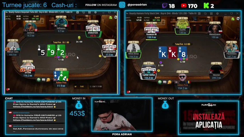 pokerarmy playing Poker - Live Casino Stream