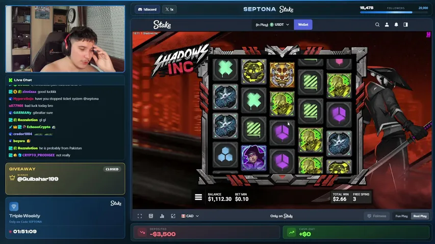 septona playing Slots & Casino - Live Casino Stream