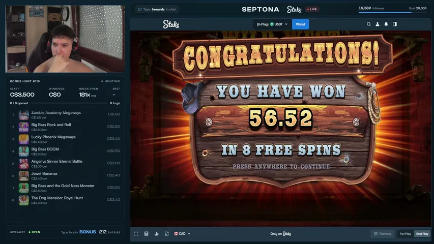septona playing Slots & Casino - Live Casino Stream