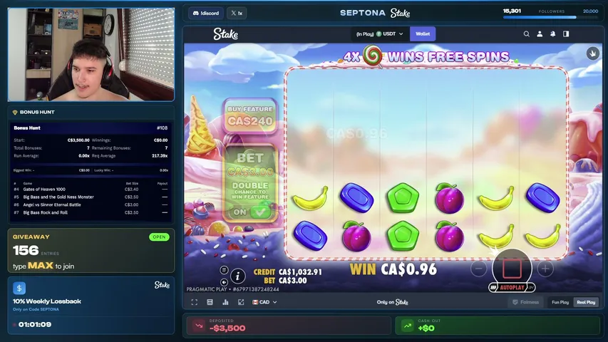septona playing Slots & Casino - Live Casino Stream