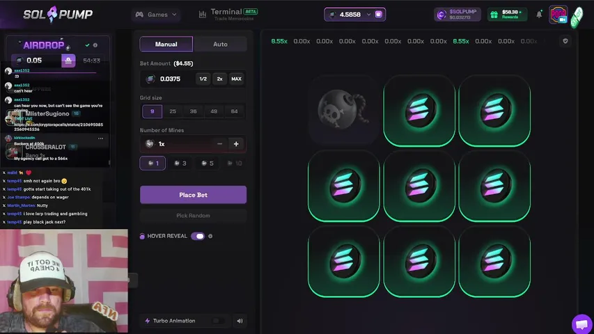 cryptorap playing Slots & Casino - Live Casino Stream