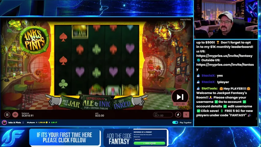 JackpotFantasy playing Slots & Casino - Live Casino Stream