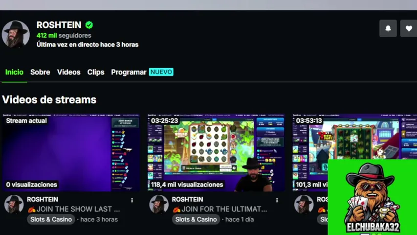 elchubaka32 playing Slots & Casino - Live Casino Stream