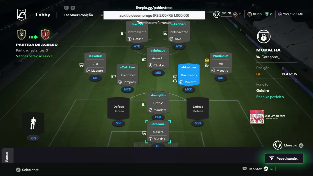 pablostoso live