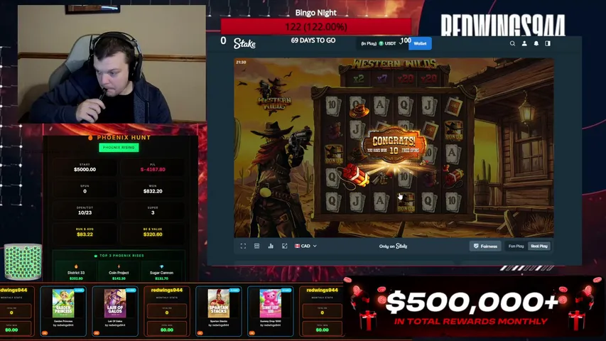 redwings944 playing Slots & Casino - Live Casino Stream