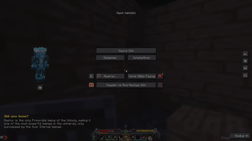 minecraft modlu deneme