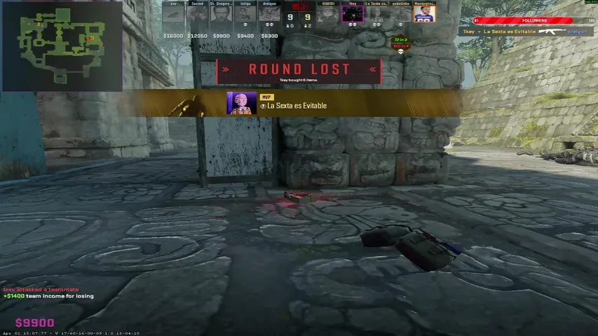 Countercito con @Valqui @ZapatitoGaming