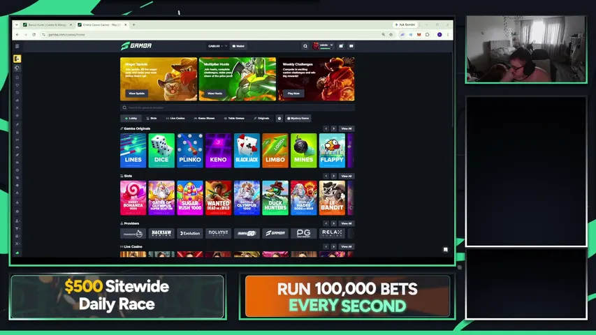 rekztv playing Slots & Casino - Live Casino Stream