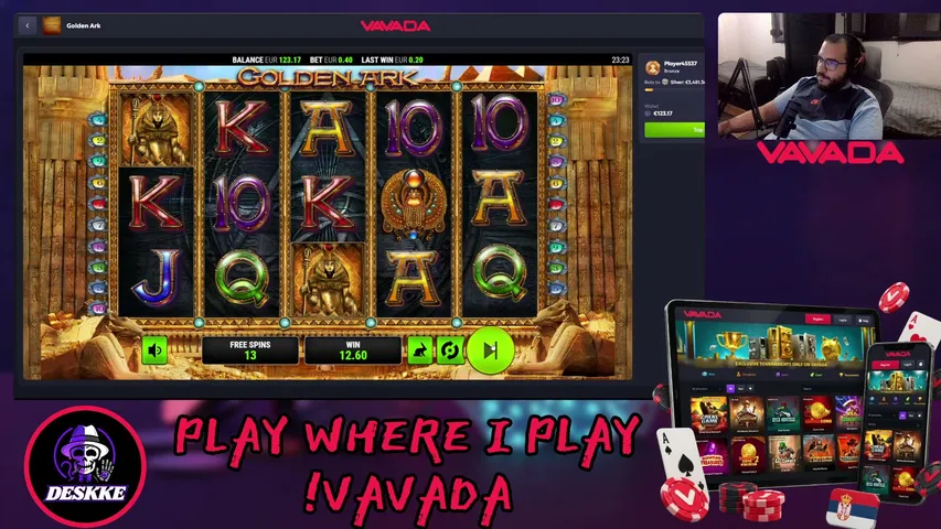 deskke playing Slots & Casino - Live Casino Stream