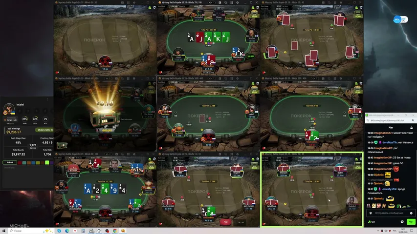jeremystik playing Poker - Live Casino Stream