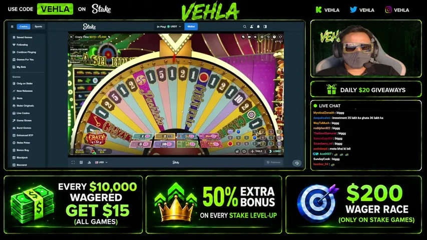 vehlaguys playing Slots & Casino - Live Casino Stream