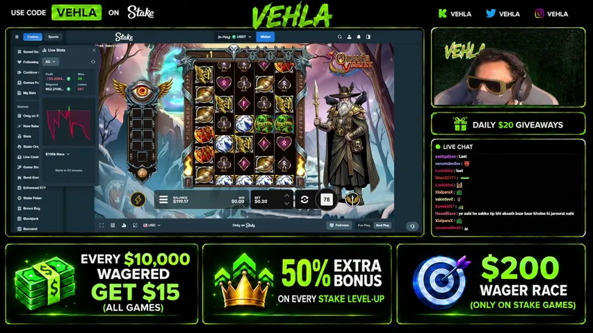 vehlaguys playing Slots & Casino - Live Casino Stream