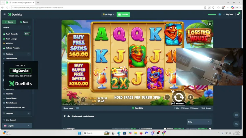bigdavidytg playing Slots & Casino - Live Casino Stream