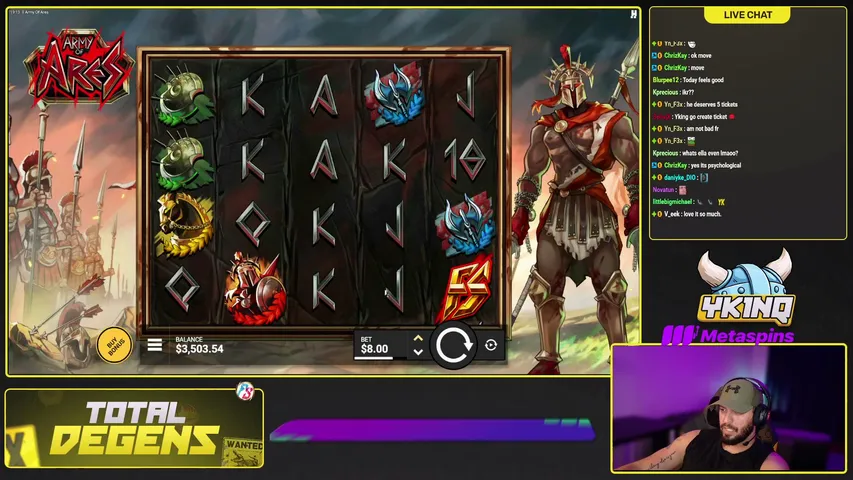 TotalDegens playing Slots & Casino - Live Casino Stream