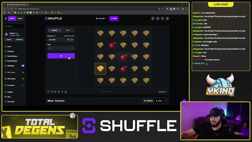TotalDegens playing Slots & Casino - Live Casino Stream