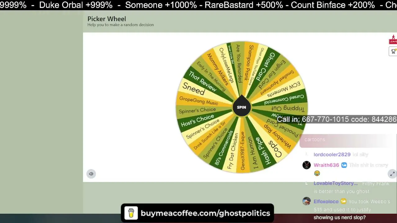 ghostpolitics live