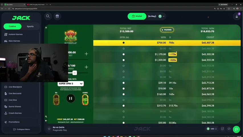 N3on playing Slots & Casino - Live Casino Stream