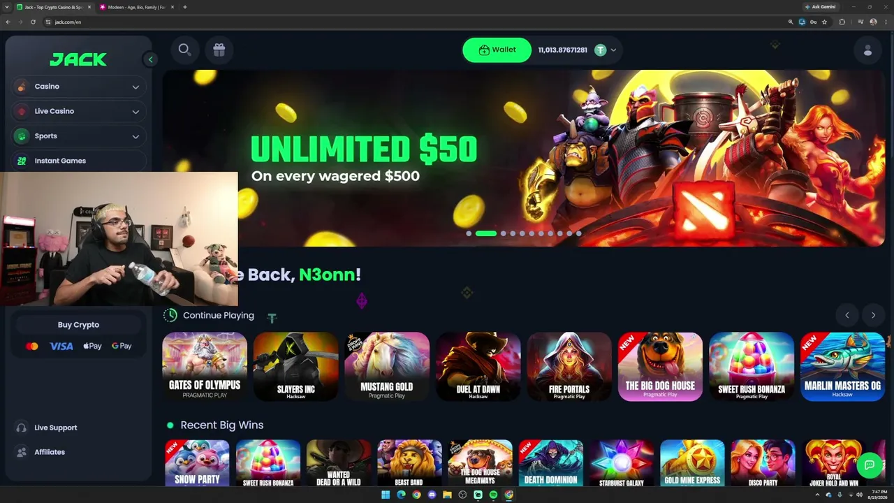 Jack.com GAMBA 18+
