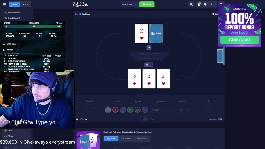 stoutbay playing Slots & Casino - Live Casino Stream
