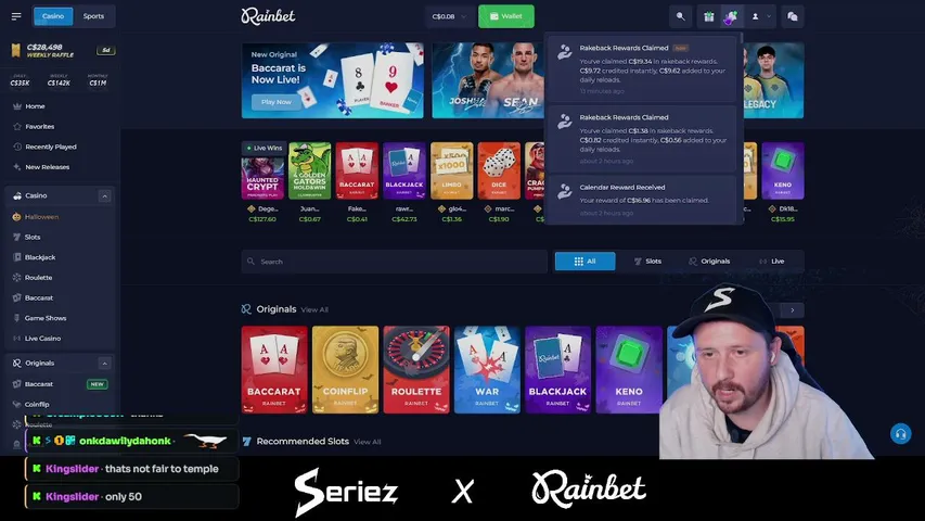 Seriez playing Slots & Casino - Live Casino Stream