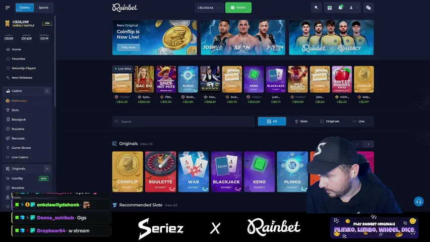 Seriez playing Slots & Casino - Live Casino Stream