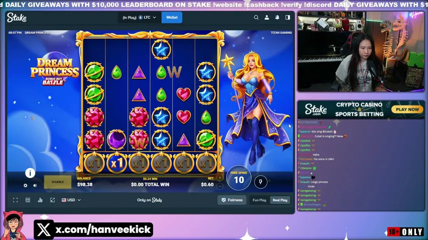 hanvee playing Slots & Casino - Live Casino Stream