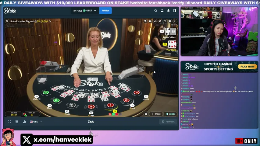 hanvee playing Slots & Casino - Live Casino Stream