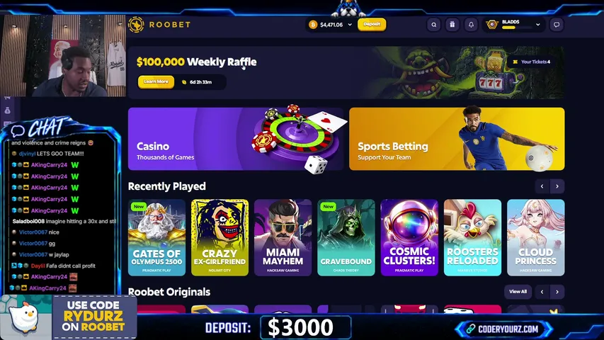 Bladds playing Slots & Casino - Live Casino Stream