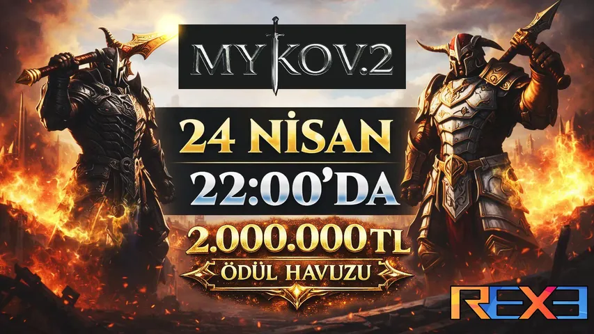 2.000.000 TL Ödül Havuzu ile MYKOv2 Genesis 24 Nisan’da Sizlerle !