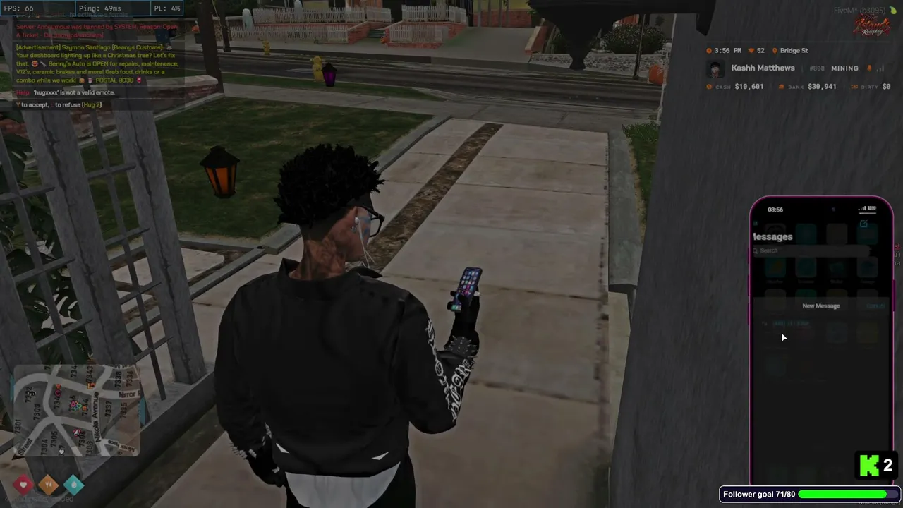 miami stories return (GTARP)    
PARM STORIES (DAY 2/10 NO WEED)
ROAD TO 80 FOLLOWERS