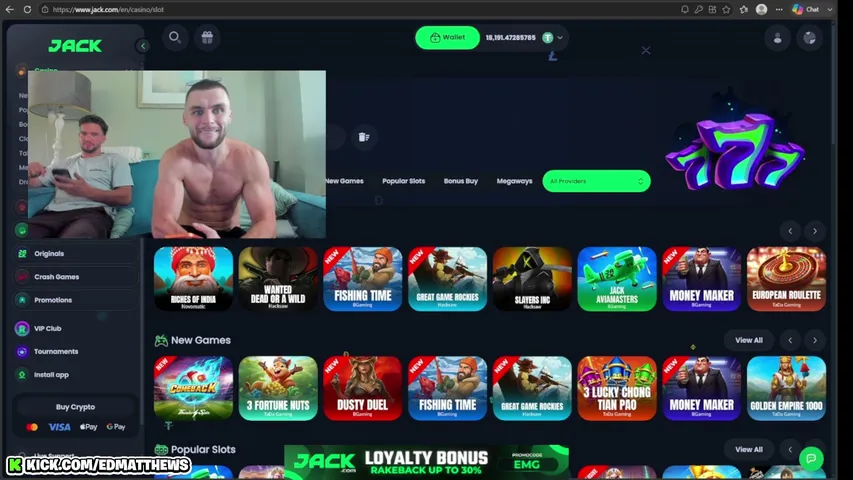 edmatthews playing Slots & Casino - Live Casino Stream