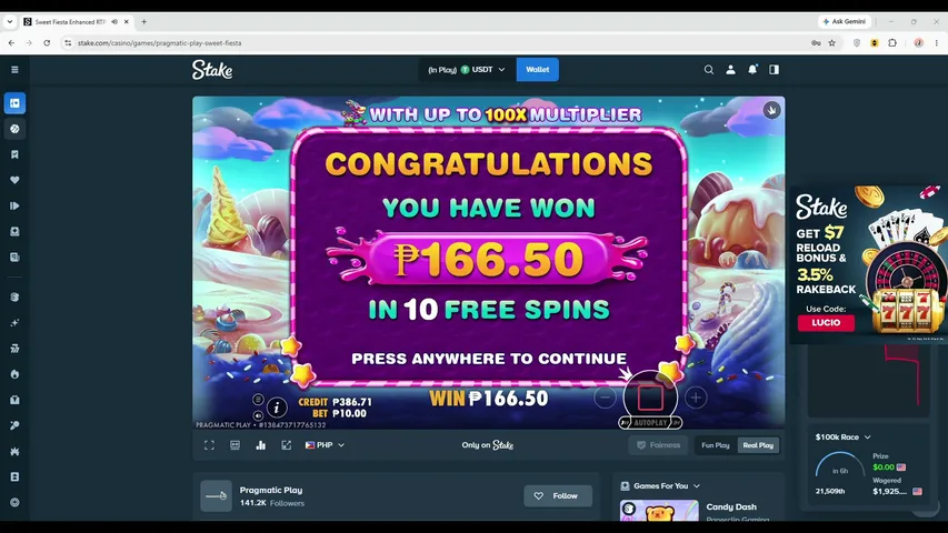 itsmelucio playing Slots & Casino - Live Casino Stream