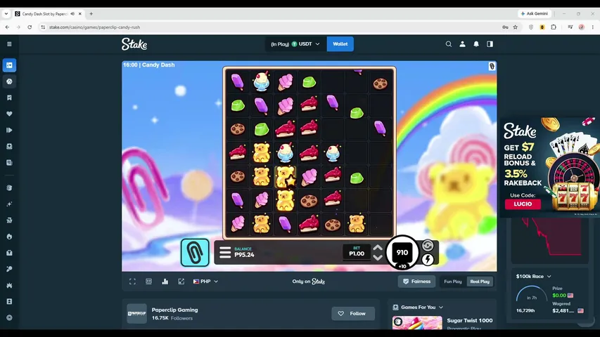 itsmelucio playing Slots & Casino - Live Casino Stream