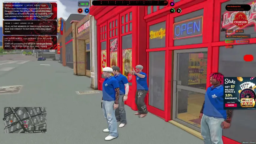 itsmelucio playing Grand Theft Auto V (GTA) - Live Casino Stream