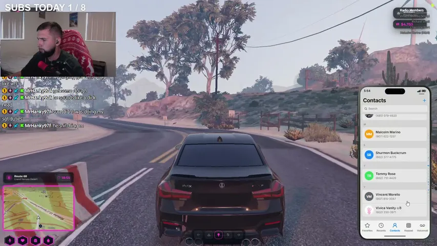 lion playing Grand Theft Auto V (GTA) - Live Casino Stream