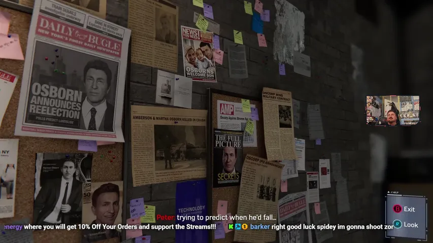 Webslinging and Chatting