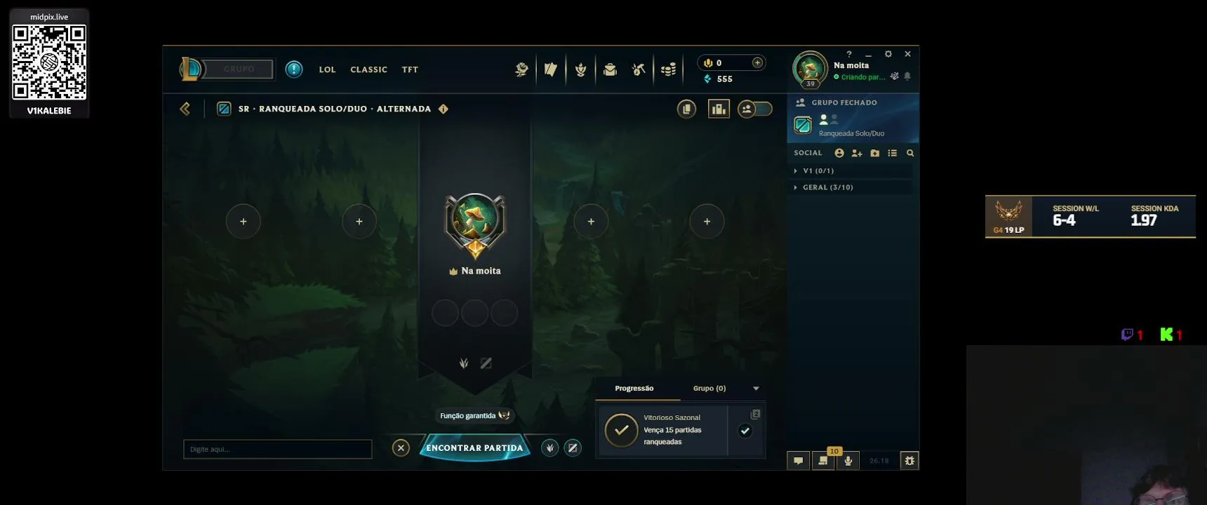 V1kalebie live
