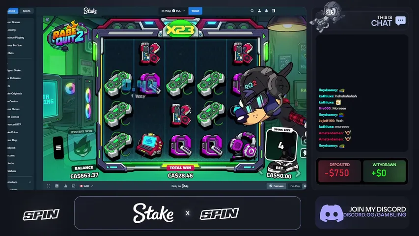 spin playing Slots & Casino - Live Casino Stream