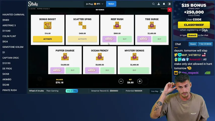 classybeef playing Slots & Casino - Live Casino Stream