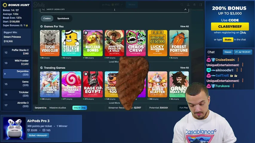 classybeef playing Slots & Casino - Live Casino Stream