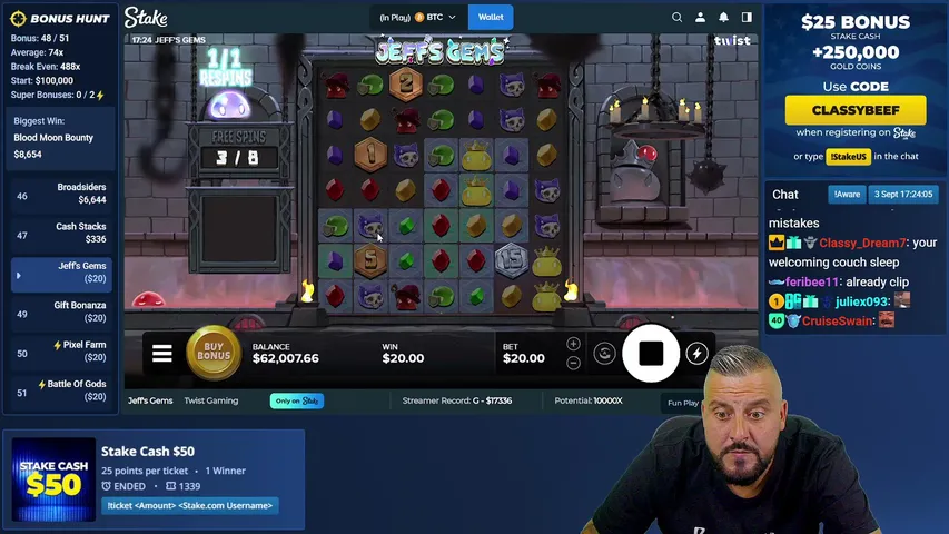 classybeef playing Slots & Casino - Live Casino Stream
