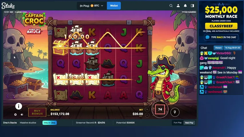 classybeef playing Slots & Casino - Live Casino Stream