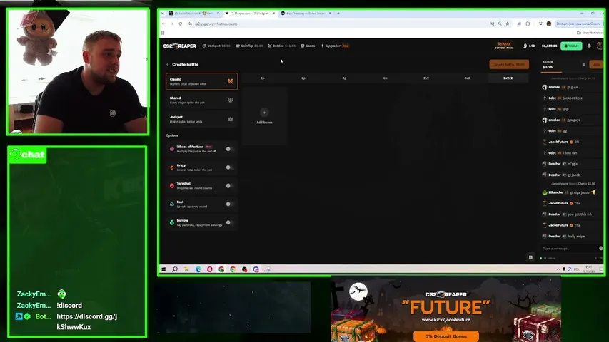 jacobfuture playing Slots & Casino - Live Casino Stream