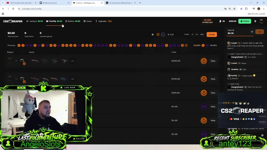 jacobfuture playing Slots & Casino - Live Casino Stream