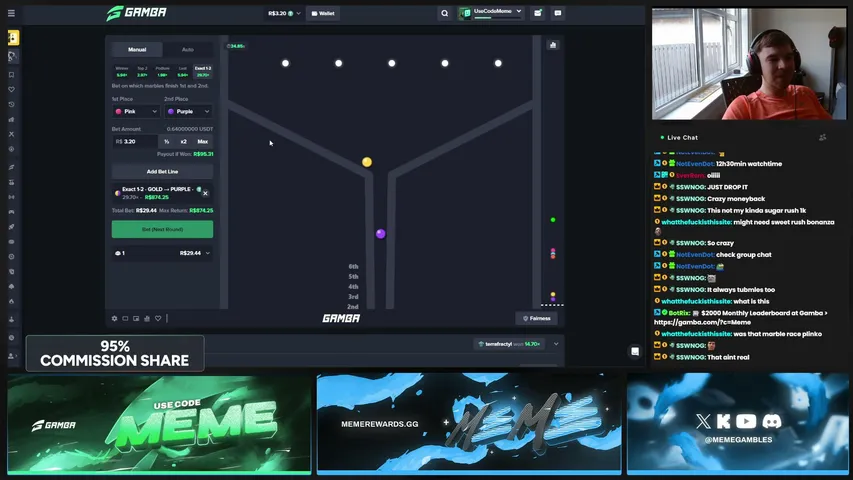MemeGambles playing Slots & Casino - Live Casino Stream