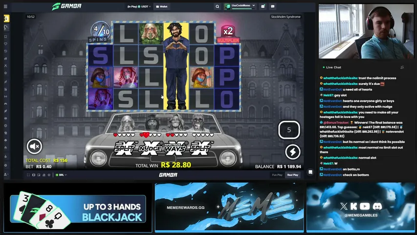 MemeGambles playing Slots & Casino - Live Casino Stream