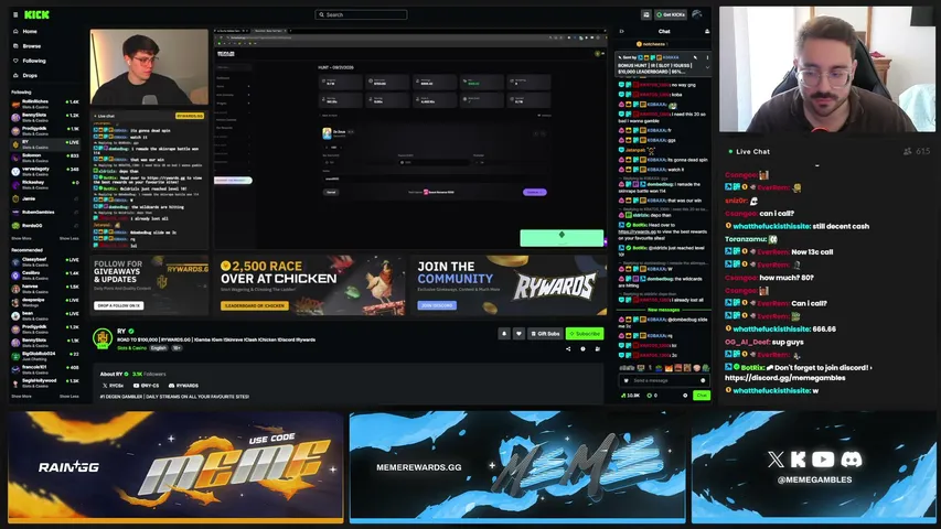 MemeGambles playing Slots & Casino - Live Casino Stream