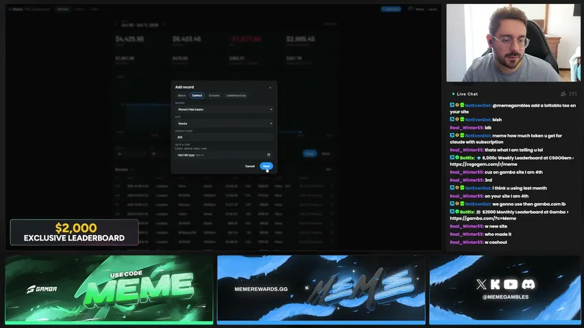 MemeGambles playing Slots & Casino - Live Casino Stream